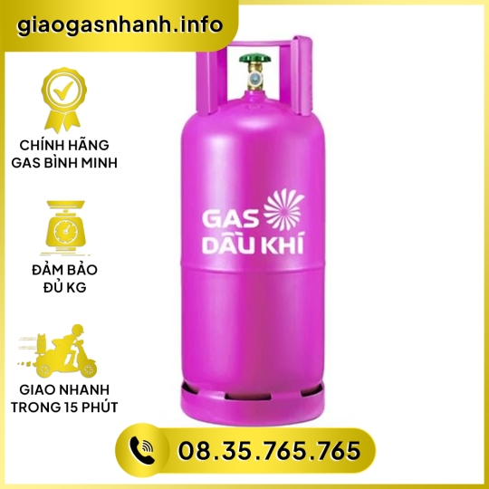 Gas Hồng 20kg Hãng Bình Minh.