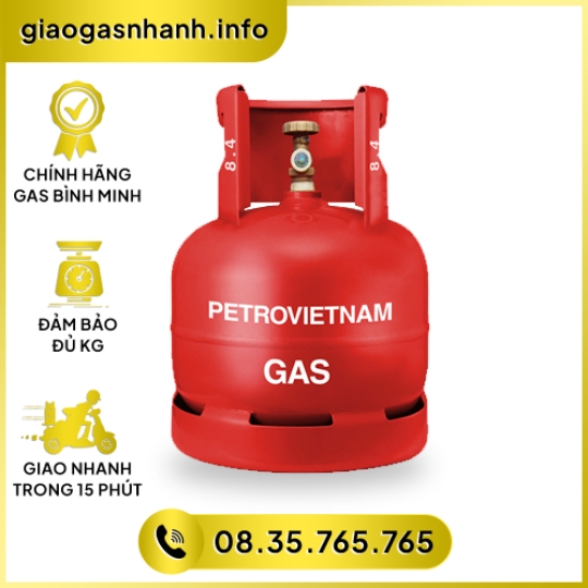Bình gas 6kg Bình Minh.