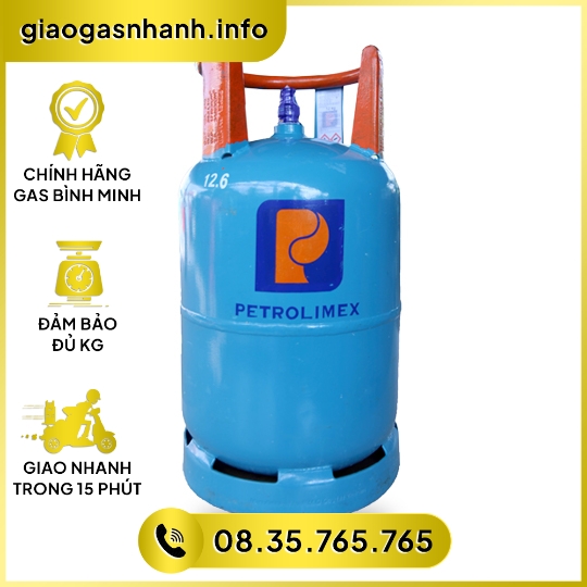 Gas Petrolimex 12kg Xanh Cam.