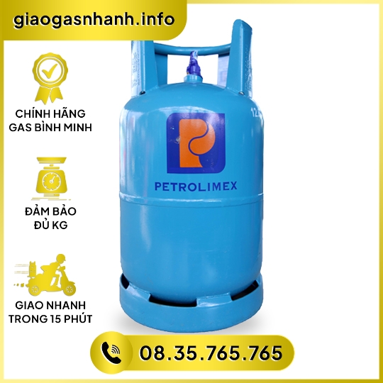 Gas Petrolimex 12kg Xanh Biển.