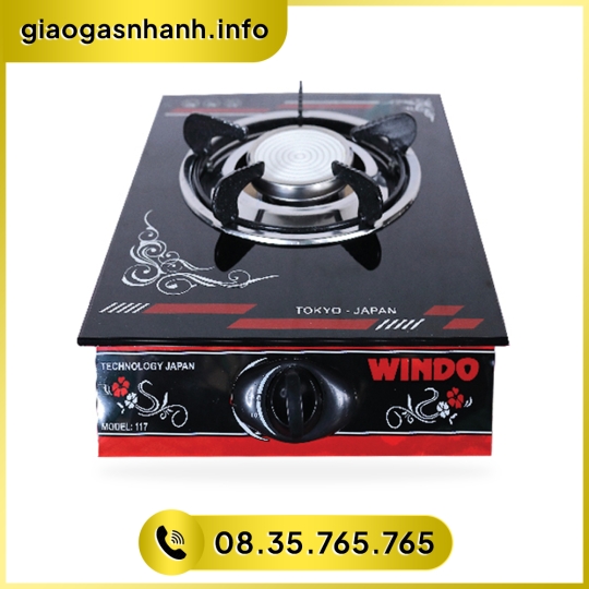 Bếp Gas Đơn WINDO 117 Mặt Kính
