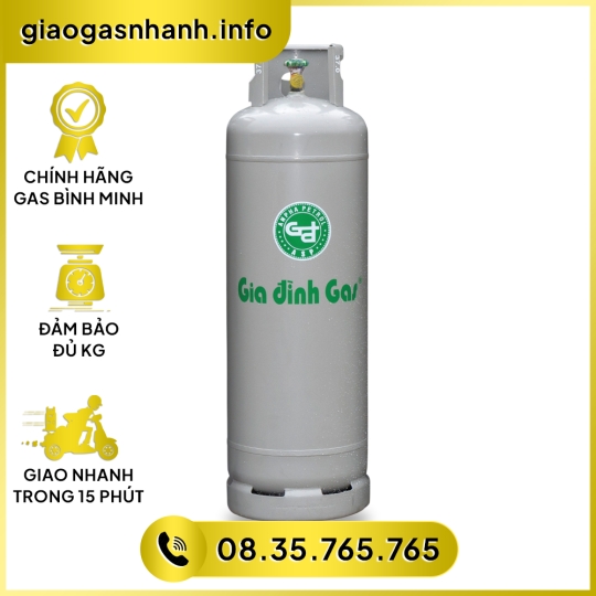  Gas Gia Đình Xám 45 Kg  Hiệu Bình Minh.