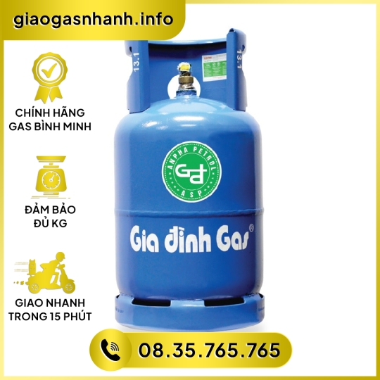  Gas Gia đình Xanh Sell 12kg Bình Minh