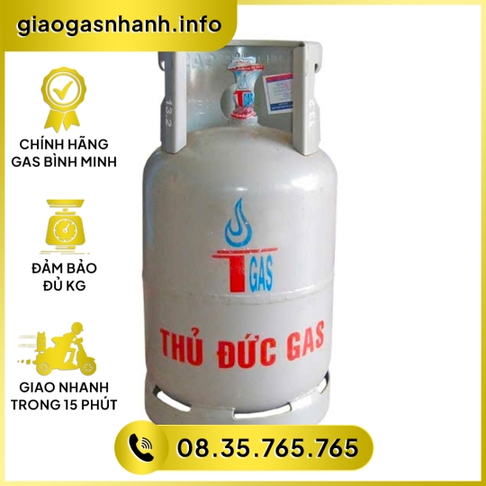 Bộ Bình Gas Thủ Đức Xám 12kg