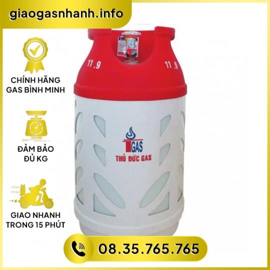 Bình Gas Thủ Đức Vỏ Bọc Nhựa 12kg